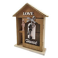 Настенная ключница "Любимый дом", деревянная красивая ключница, декор для дома
