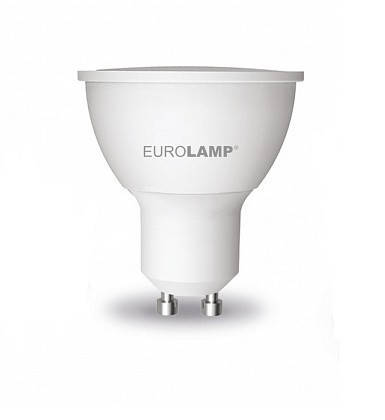 LED Лампа EUROLAMP EKO SMD 5W GU10 3000K, фото 2