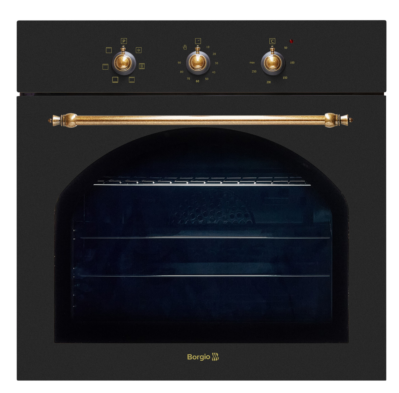 Духова шафа електрична BORGIO OFA 102.01 (Black Rustic)