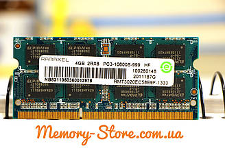 Оперативна пам'ять для ноутбука Ramaxel DDR3 4GB PC3-10600S PC3-12800s SODIMM (б/у)