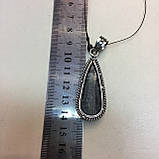 Ортоцерас скам'янілий кулон натурального скам'янілого ортоцераса Індія, фото 5