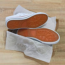 ТІЛЬКИ 38 р Білі Кеди конверси в стилі Converse all star кеди сітка низькі, фото 4