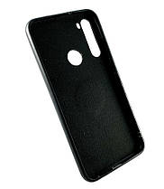 Чохол для Xiaomi Redmi Note 8 накладка на бампер протиударний Magnetic Leather Case з магнітом чорний, фото 3