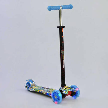 Самокат MAXI Best Scooter, пластмасовий, світло, A25467/779-1322, фото 1
