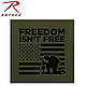 Футболка чоловіча патріотична "Freedom Isn't Free" - Свобода не безкоштовна оліва Rothco США, фото 6