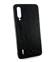 Чехол для Xiaomi Mi 9 Lite накладка бампер противоударный Magnetic Leather Case с магнитом черный
