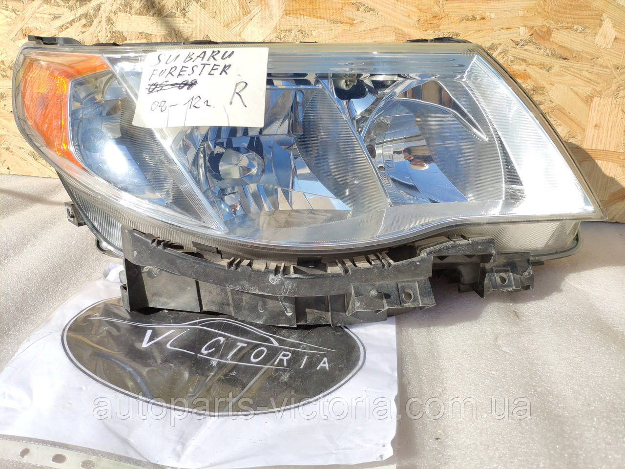 Фара права Subaru Forester 08-12 світла США вживана, фото 1