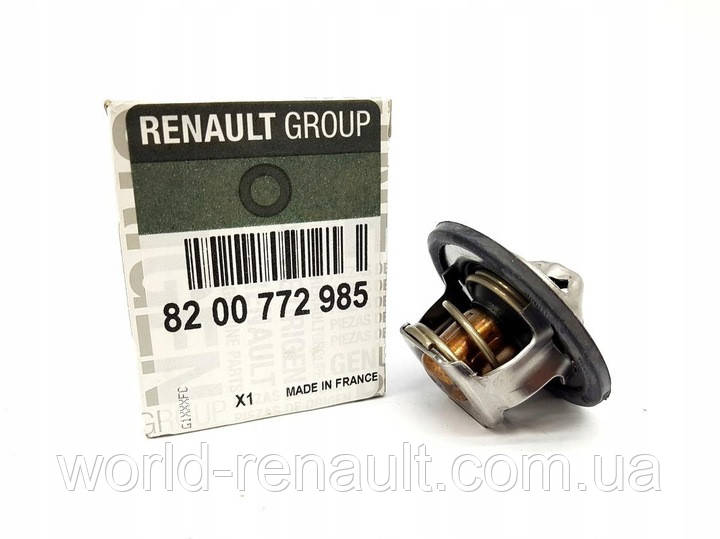 Renault (Original) 8200772985 Термостат на Рено Докер 1.6i 8V K7M, 1.6i 16V K4M