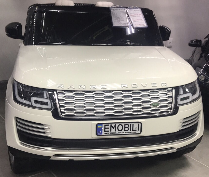 Дитячий джип Range Rover, АКБ 12 V 18 Ah, мультимедійна сигналізація, LED-підсвітка днища та ніг