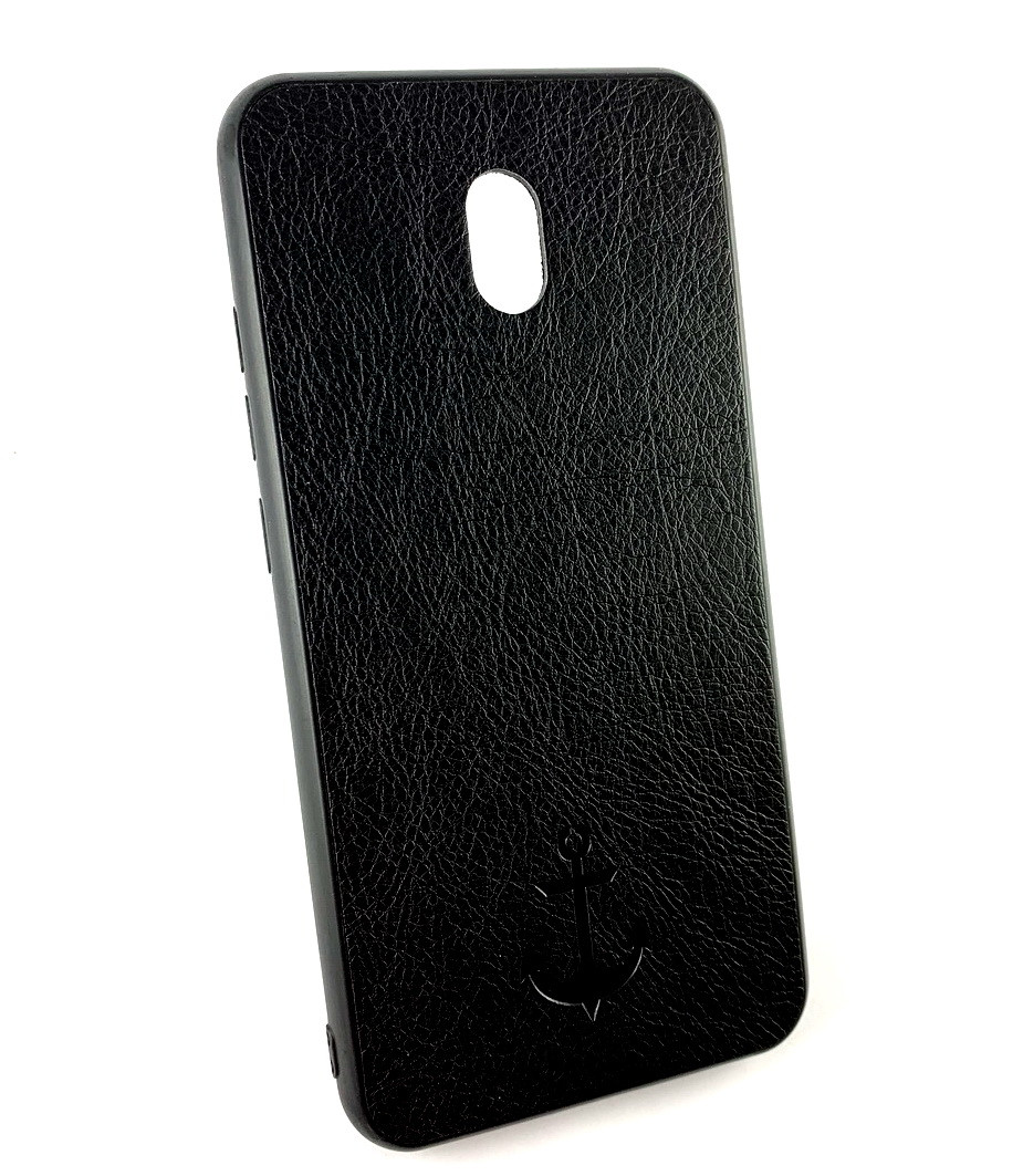 Чохол для Xiaomi Redmi 8A накладка на бампер протиударний Magnetic Leather Case з магнітом чорний