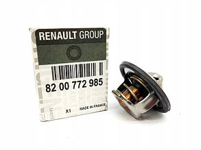 Renault (Original) 8200772985 Термостат на Рено Логан, Логан MCV, Сандеро 1.6i 8V K7M,1.4i 8V K7J,1.6i 16V K4M