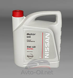 Масло моторне Nissan Motor Oil 5w-40 5л