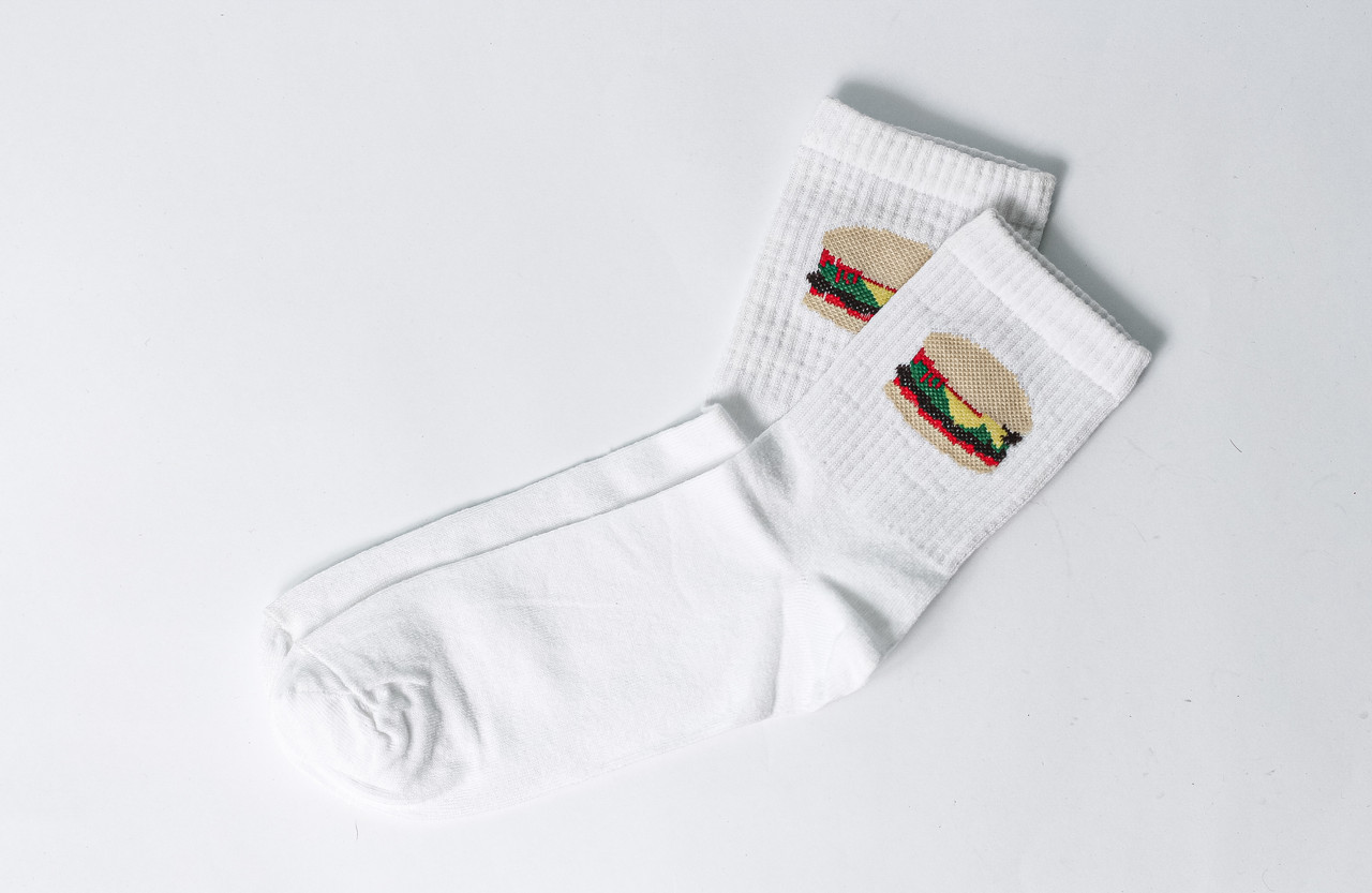 Шкарпетки LOMM Бургер і фрі, One size (37-43)