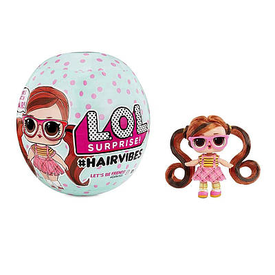 L. O. L. Surprise Hairvibes 15 Surprises Лялька лол зі змінними перуками