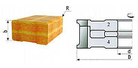 Фреза для изготовления фасонных изделий (банная доска, полок бани и сауны) 140х32х20...50