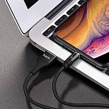 Магнітний USB кабель Hoco U76 Fresh Magnetic Lightning Cable (1.2m), фото 5