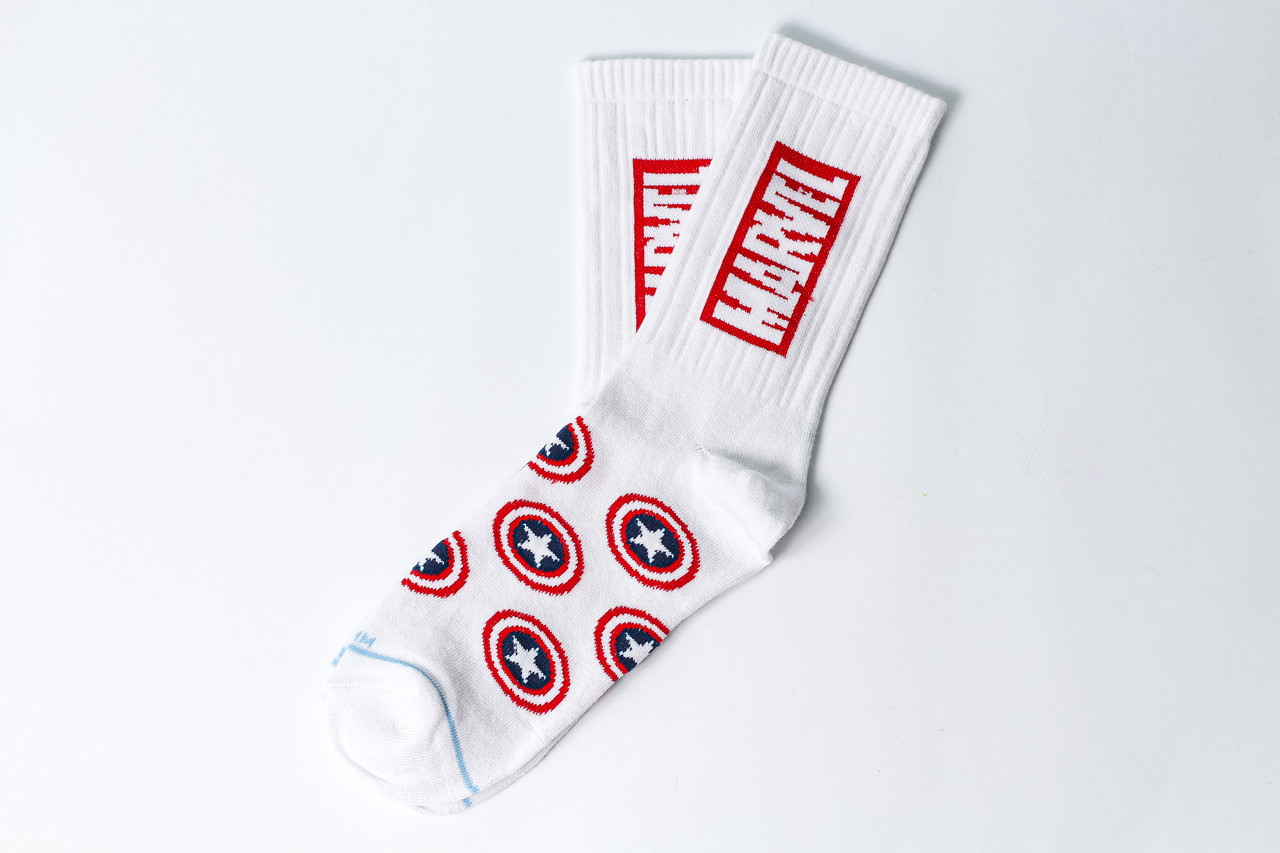 Шкарпетки LOMM Marvel Щит, One size (37-43)