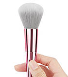 Набір пензлів для макіяжу 10шт Pink Glow оригінал, фото 5