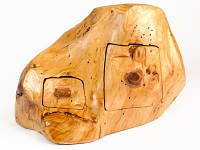 Комод-шкатулка настольный для украшений Ива Ручная работа 2 ящичка 21x13x16 см Натуральный (18263)