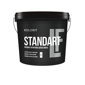 Шпаклівка фінішна акрилова 1.7 кг Колорит Standart LF