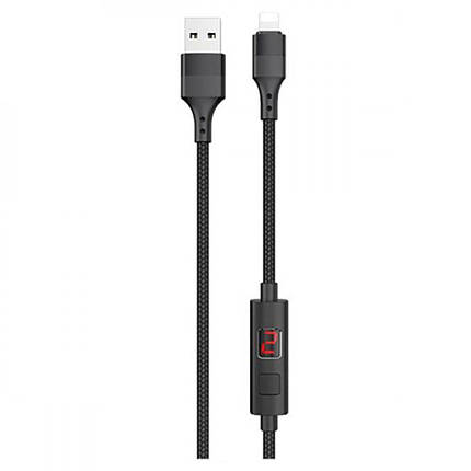 USB кабель Hoco S13 Central Control Timing Lightning Cable (1.2m), фото 2