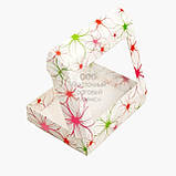 Упаковка для пряників з прозорим вікном - Яскраві квіти - 192х148х40 мм, фото 2