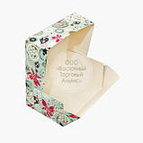 Паковання для пряників з прозорим вікном — Абстракція чорно-біла — 192х148х40 мм, фото 4