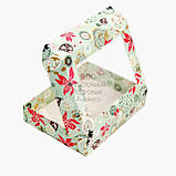 Паковання для пряників з прозорим вікном — Абстракція чорно-біла — 192х148х40 мм, фото 6