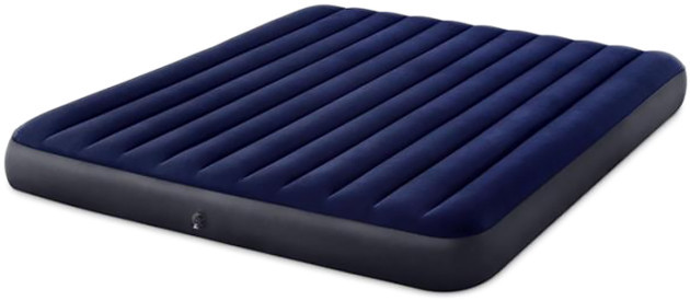 Матрац Intex надувний двомісний 64755 183х203х25 см, синій, фото 1