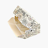 Паковання для пряників з прозорим вікном — Абстракція чорно-біла — 192х148х40 мм, фото 2