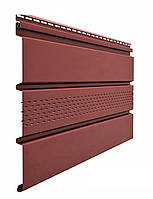 Софіт Гранат (червоний) "Docke" з перфорацією 3000х305х2 мм.