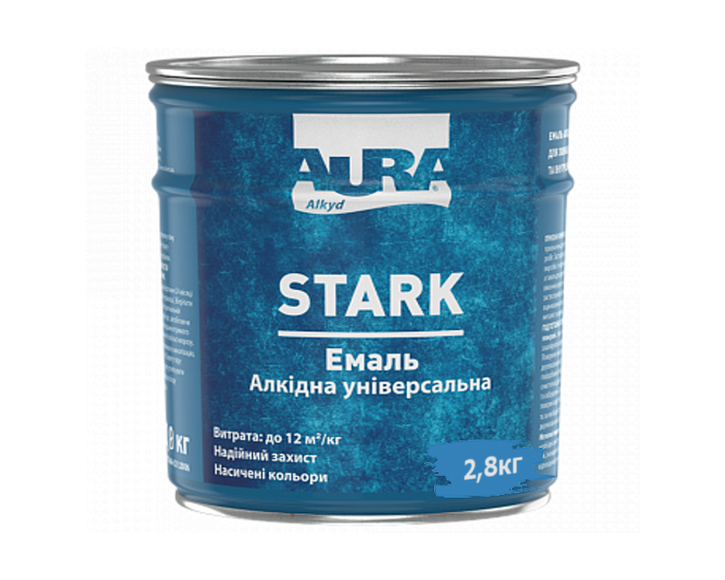 Эмаль алкидная AURA STARK универсальная светло-голубая 2,8кг - фото 1 - id-p1128479369