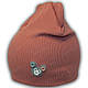 ОПТ Подвійна трикотажна шапка з вушками для дівчинки, р. 50-52 (5шт/набір), фото 3