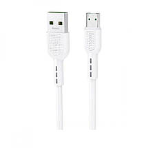 USB-кабель Hoco X33 Surge Micro USB Cable 4 A (1m) (чорний і білий), фото 3