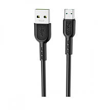 USB-кабель Hoco X33 Surge Micro USB Cable 4 A (1m) (чорний і білий), фото 4