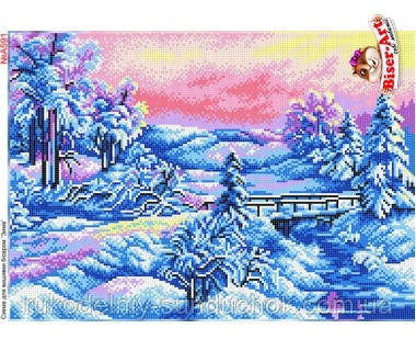 Схема для вишивки бісером Бисер-Арт Зимовий закат (А591), фото 1