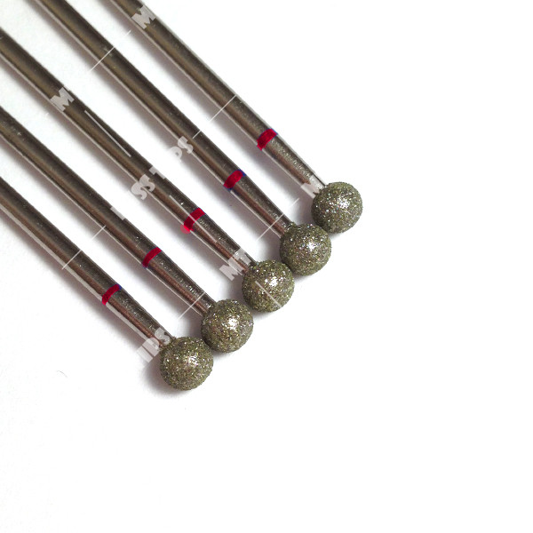 Фреза алмазна "Кулька" 4,0 мм (червона), фото 1