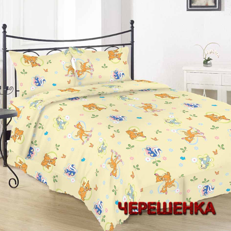 Тканина для постільної білизни Бязь "Gold" Lux дитяча GLB002 (50м)