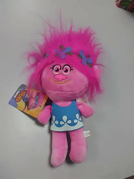Мягкая игрушка тролли Розочка 28 см