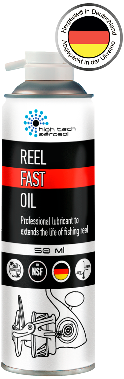 Олія «HTA REEL FAST OIL» для котушок преміум синтетична