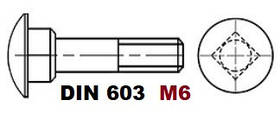 М6 03.02 5.8 DIN 603