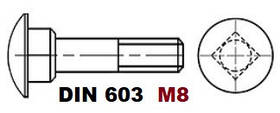 М8 03.02 5.8 DIN 603