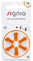 Батарейки для слухового апарату 13 Signia (Німеччина) + Безплатна доставка Укрпоштою від 500 грн.