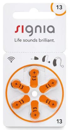 Купить Батарейки для слухового аппарата 13 Signia (Германия ...