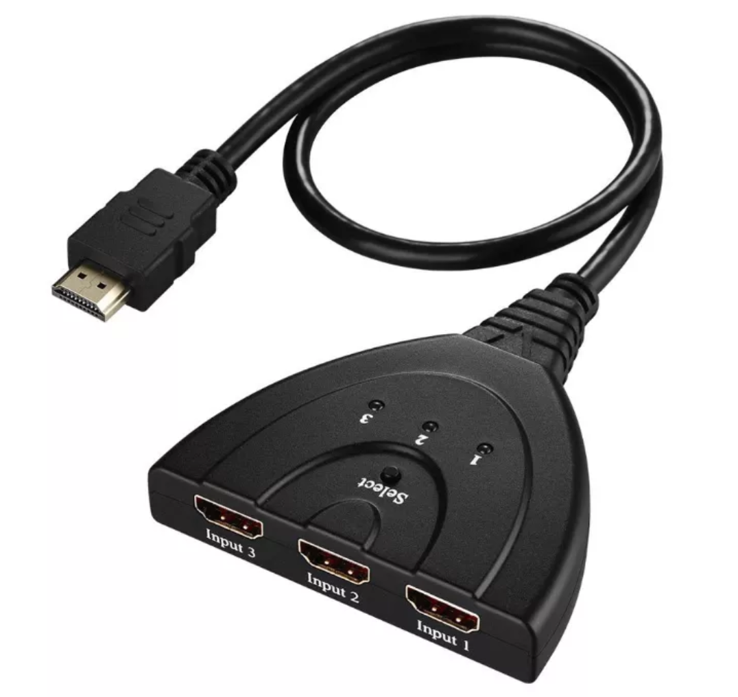 HDMI 2K свіч із 3х в 1 сплітер switch перемикач комутатор світч