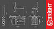 Напівавтоматичний шиномонтажний стенд LC850 220V BRIGHT, фото 7
