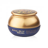Крем для лица омолаживающий с маточным молочком Royal Jelly Wrinkle Care Cream - BERGAMO
