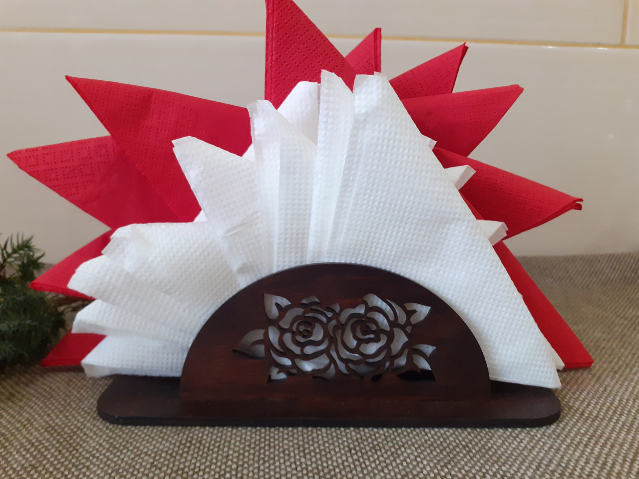 Серветниця дерев'яна., фото 1