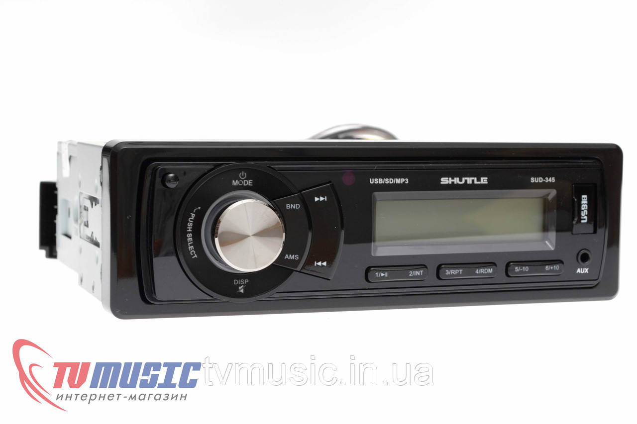Автомагнітола Shuttle SUD-345 Black/Blue, фото 1
