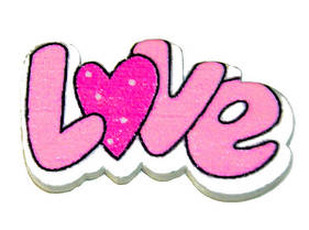 Заготівля для Бизиборда LOVE 3 см Дерев'яна Фігурка Сердечко Любов Прикраса Декор Деталі для Бізіборда